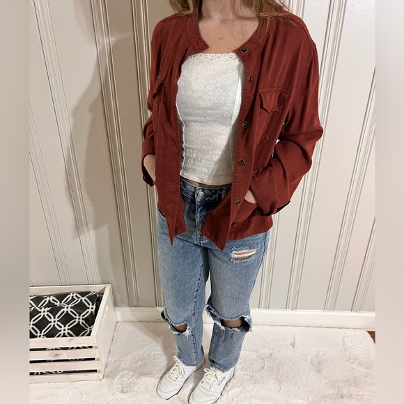 Rust/ maroon Jacket - Picture 2 of 5